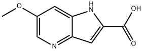 6-Methoxy-4-azaindole-2-carboxylic acid Struktur