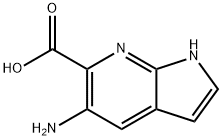 5-AMino-7-azaindole-6-carboxylic acid Struktur