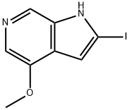 2-Iodo-4-Methoxy-6-azaindole Struktur