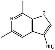 3-AMino-5,7-diMethyl-6-azaindole Struktur