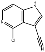 4-Chloro-3-cyano-5-azaindole Struktur