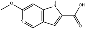 6-Methoxy-5-azaindole-2-carboxylic acid Struktur