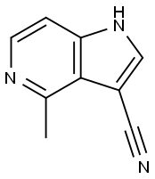 3-Cyano-4-Methyl-5-azaindole Struktur