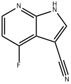 3-Cyano-4-fluoro-7-azaindole Struktur