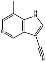 3-Cyano-7-Methyl-5-azaindole Struktur