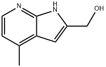 4-Methyl-7-azaindole-2-Methanol Struktur