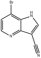 7-BroMo-3-cyano-4-azaindole Struktur