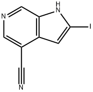 4-Cyano-2-iodo-6-azaindole Struktur