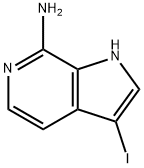 7-AMino-3-iodo-6-azaindole Struktur