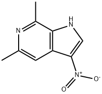 5,7-DiMethyl-3-nitro-6-azaindole Struktur