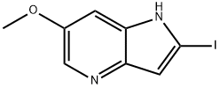 2-Iodo-6-Methoxy-4-azaindole Struktur