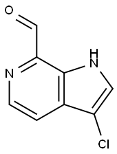 3-Chloro-6-azaindole-7-carboxaldehyde Struktur