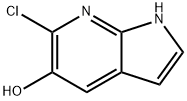 6-Chloro-5-hydroxy-7-azaindole Struktur