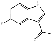 3-Acetyl-5-fluoro-4-azaindole Struktur