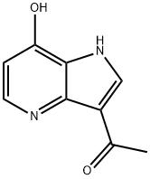 3-Acetyl-7-hydroxy-4-azaindole Struktur