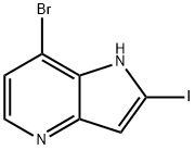 7-BroMo-2-iodo-4-azaindole Struktur