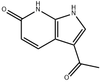 3-Acetyl-6-hydroxy-7-azaindole Struktur