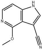 3-Cyano-4-Methoxy-5-azaindole Struktur