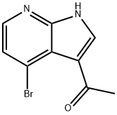 3-Acetyl-4-broMo-7-azaindole Struktur