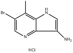 3-AMino-6-broMo-7-Methyl-4-azaindole hydrochloride Struktur