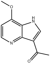 3-Acetyl-7-Methoxy-4-azaindole Struktur