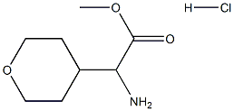 Methyl 2-AMino-2-(tetrahydropyran-4-yl)acetate Hydrochloride Struktur