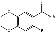 2-Fluoro-4,5-diMethoxy-benzaMide Struktur