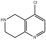 4-chloro-5,6,7,8-tetrahydro-1,6-naphthyridine Struktur