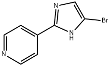 4-(4-broMo-1H-iMidazol-2-yl)pyridine Struktur