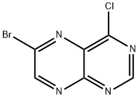 6-Bromo-4-chloropteridine Struktur