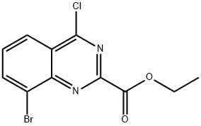 Ethyl 8-bromo-4-chloroquinazoline-2-carboxylate Struktur