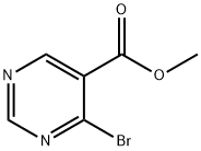 Methyl 4-bromopyrimidine-5-carboxylate Struktur