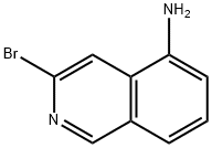 3-BroMoisoquinolin-5-aMine Struktur