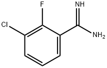 3-chloro-2-fluorobenzamidine Struktur