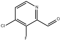 4-CHLORO-3-FLUOROPYRIDINE-2-CARBALDEHYDE Struktur