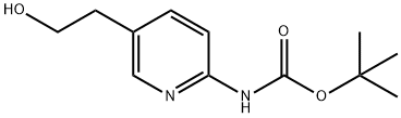 tert-Butyl (5-(2-hydroxyethyl)pyridin-2-yl)carbaMate Struktur