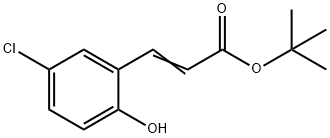 3-(5-Chloro-2-hydroxyphenyl)-2-propenoic acid tert-butyl ester Struktur