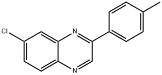 7-Chloro-2-(p-tolyl)quinoxaline Struktur