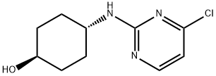 trans-4-((4-ChloropyriMidin-2-yl)aMino)cyclohexanol Struktur