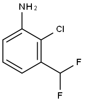 2-Chloro-3-(difluoromethyl)aniline Struktur