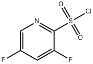 3,5-difluoropyridine-2-sulfonyl chloride Struktur