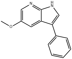 5-Methoxy-3-phenyl-7-azaindole Struktur