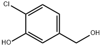 2-Chloro-5-(hydroxyMethyl)phenol Struktur