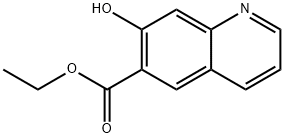 Ethyl 7-Hydroxyquinoline-6-carboxylate Struktur