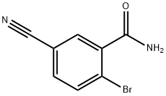 2-BroMo-5-cyanobenzaMide Struktur