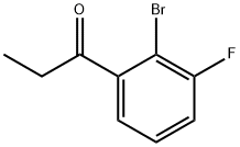 1-(2-BroMo-3-fluorophenyl)propan-1-one Struktur