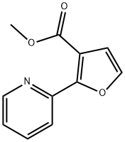 Methyl 2-(pyridin-2-yl)furan-3-carboxylate Struktur