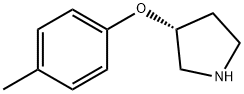 (R)-3-(4-Methylphenoxy)-pyrrolidine HCl Struktur