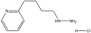 Pyridine, 2-(4-hydrazinylbutyl)-, hydrochloride (1:1) Struktur