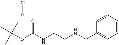 tert-Butyl (2-(benzylaMino)ethyl)carbaMate hydrochloride Struktur